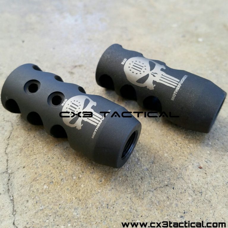 6.5 Creedmoor 5/8-24 TPI Muzzle Brake Comp Compensator 5/8-24 Punisher