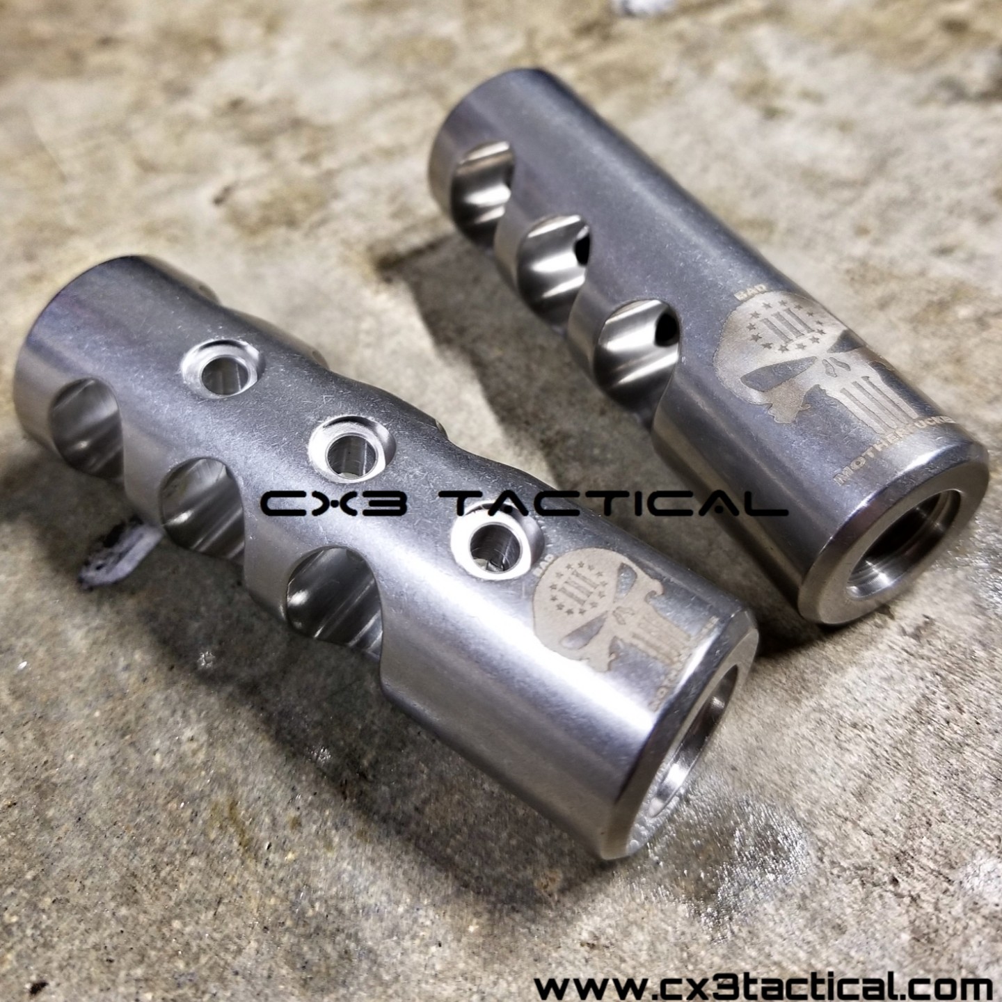 .30 cal muzzle brake Stainless Steel 5/8-24 thread 