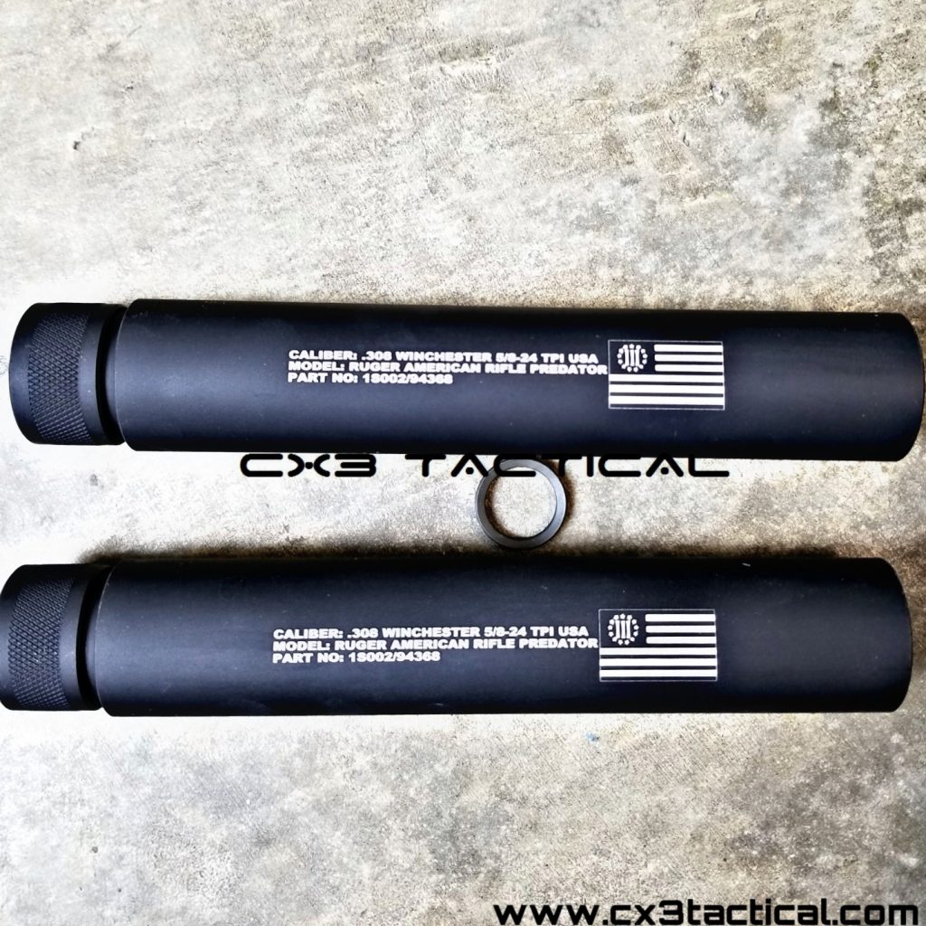 Ruger American Predator .308 7.62x51 Muzzle Brake Comp Compensator Fake ...