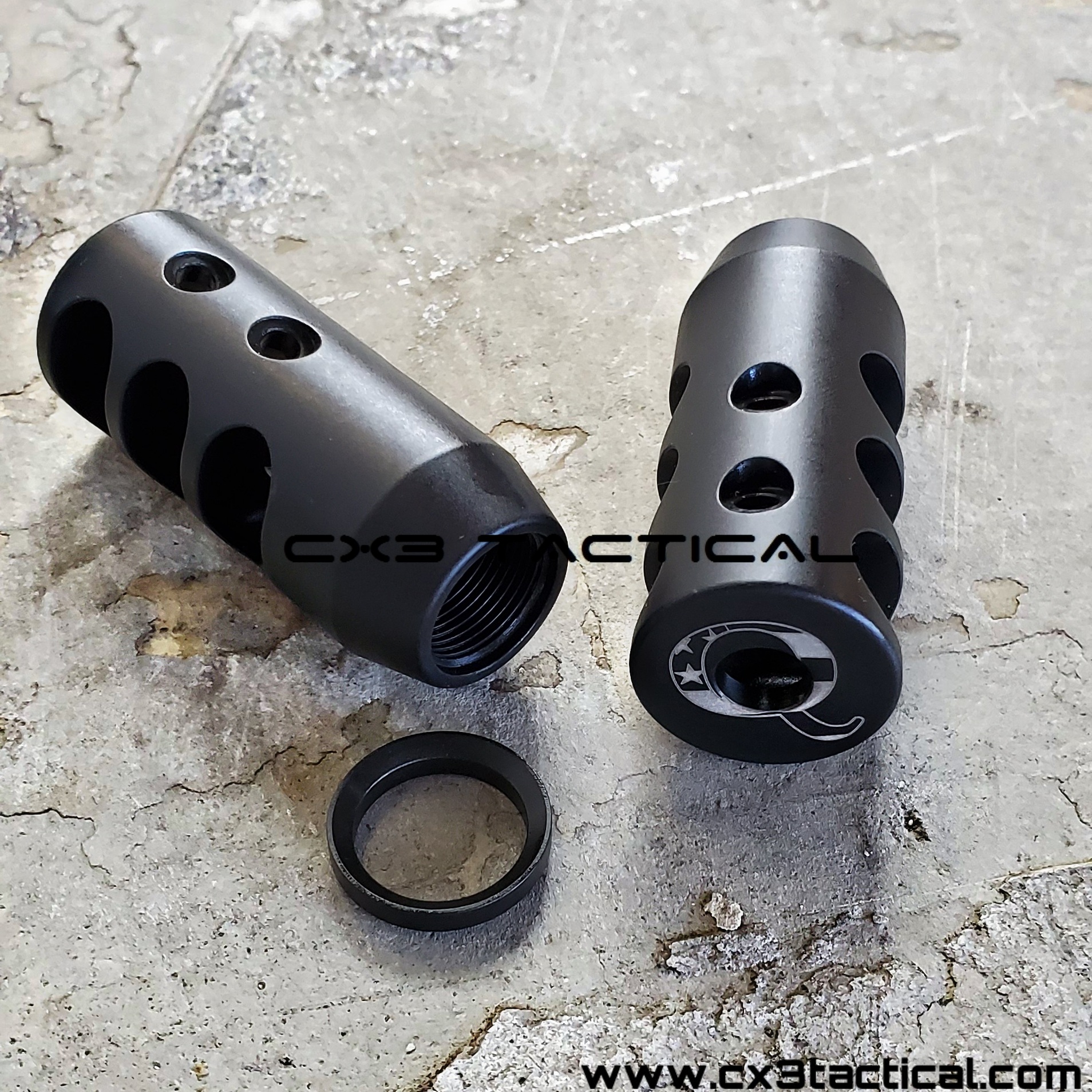 .308 Stainless Steel Compensator Muzzle Brake Comp 7.62x51 Crush Washer 5/8-24 