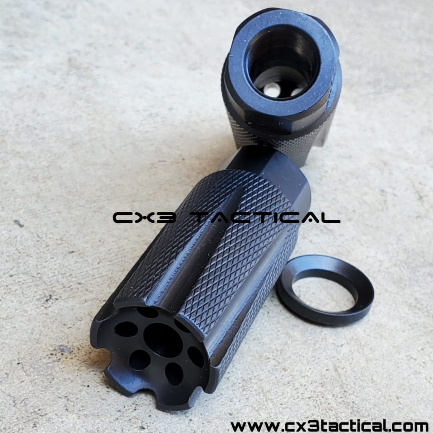 .300 AAC Blackout Linear Compensator Knurled Muzzle Brake Comp 5/8-24 ...