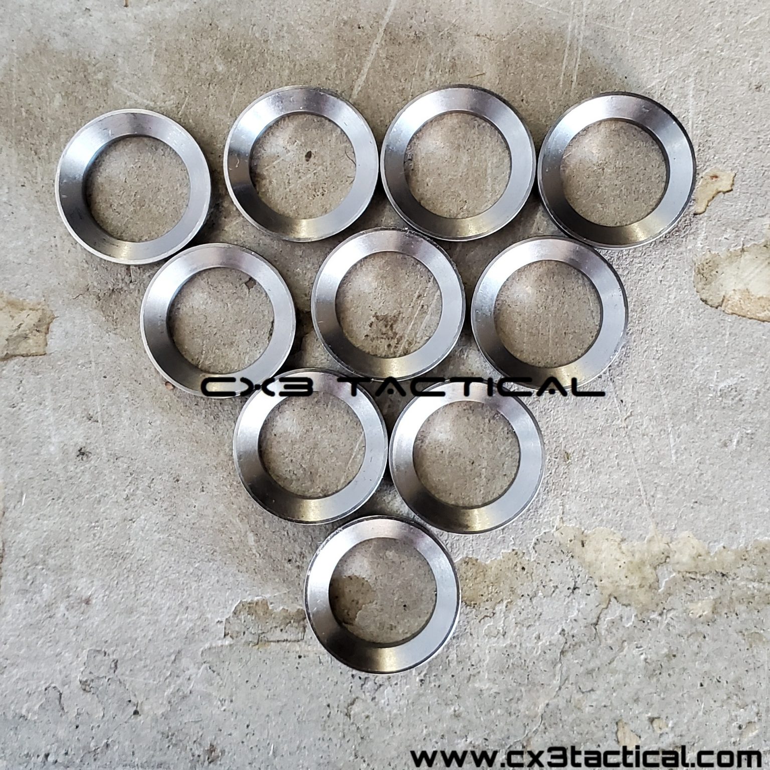 .223 5.56 NATO Crush Washer Pack of 10 1/228 Stainless Steel Crush Washer For Muzzle Brake