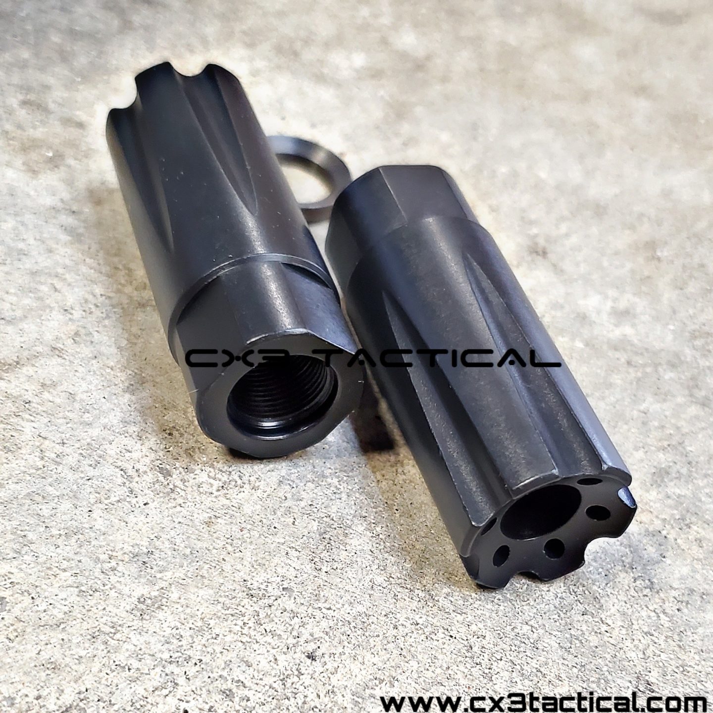 .17 HMR Linear Compensator Muzzle Brake 1/228 TPI Smooth Finish .17HMR