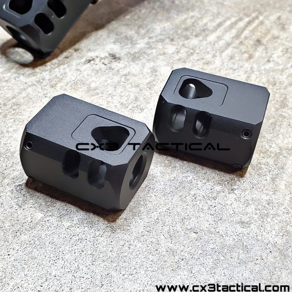 Glock 9mm Compensator Muzzle Brake 1/2-28 TPI For Glock Threaded Barrel ...