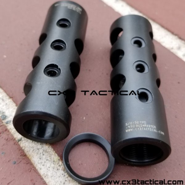 .450 Bushmaster Muzzle Brake Compensator 5/8-32 TPI 450 Bushmaster ...