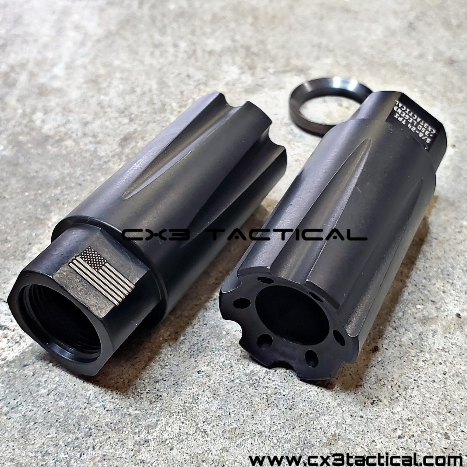 .350 Legend Linear Compensator Muzzle Brake 5/824 TPI 350 Legend