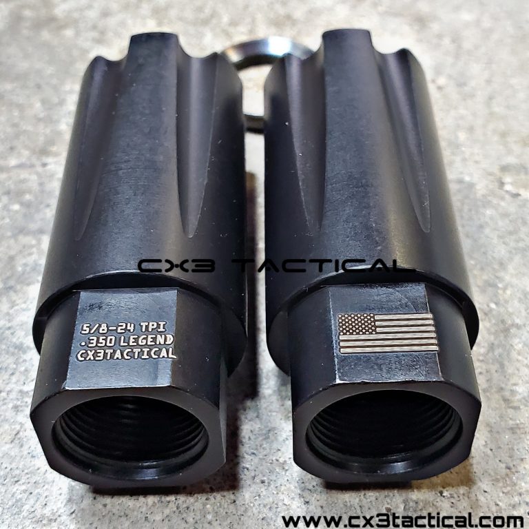 .350 Legend Linear Compensator Muzzle Brake 5/824 TPI 350 Legend