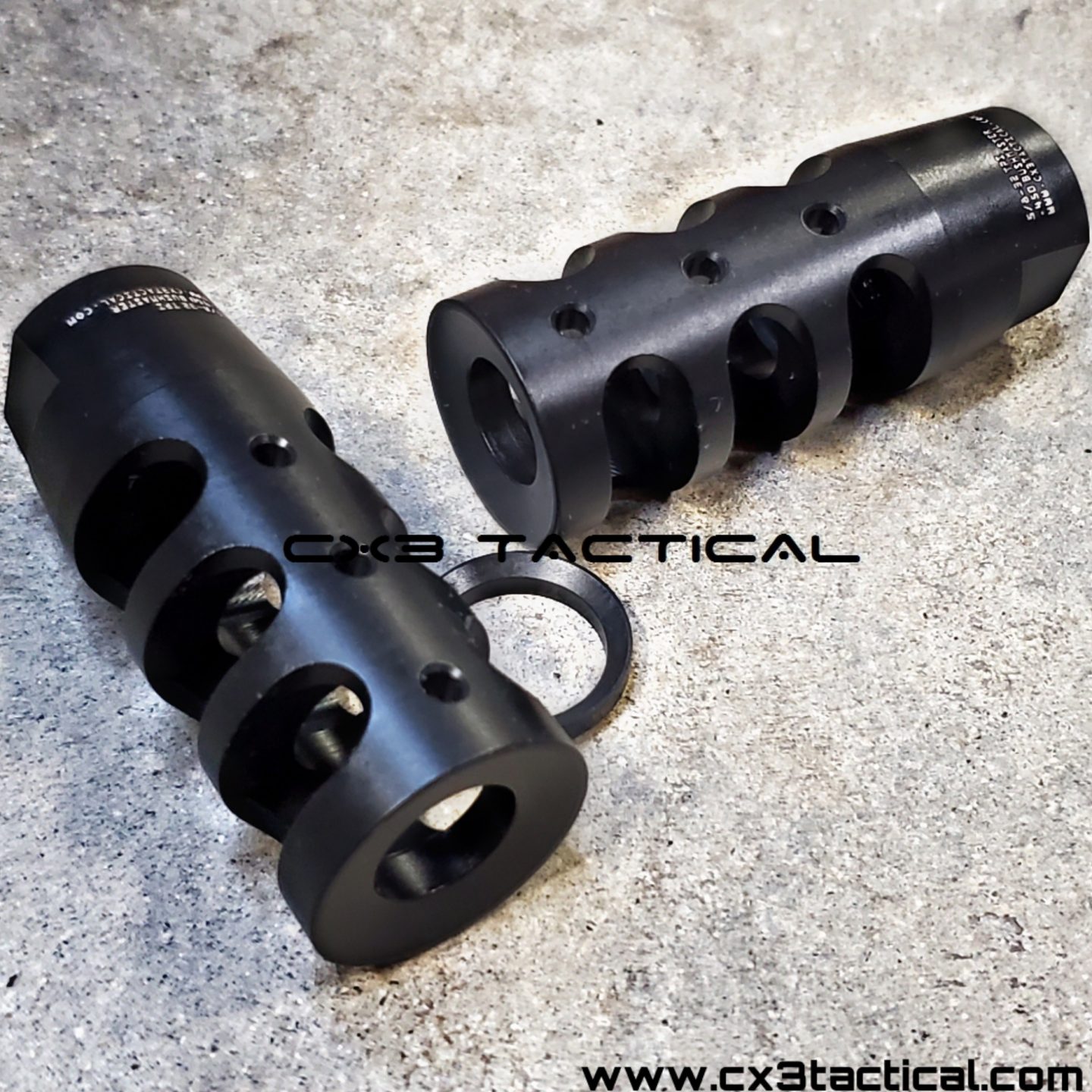 450 Bushmaster Muzzle Brake Compensator 58 32 Tpi Crowned Muzzle Brake Cx3tactical™