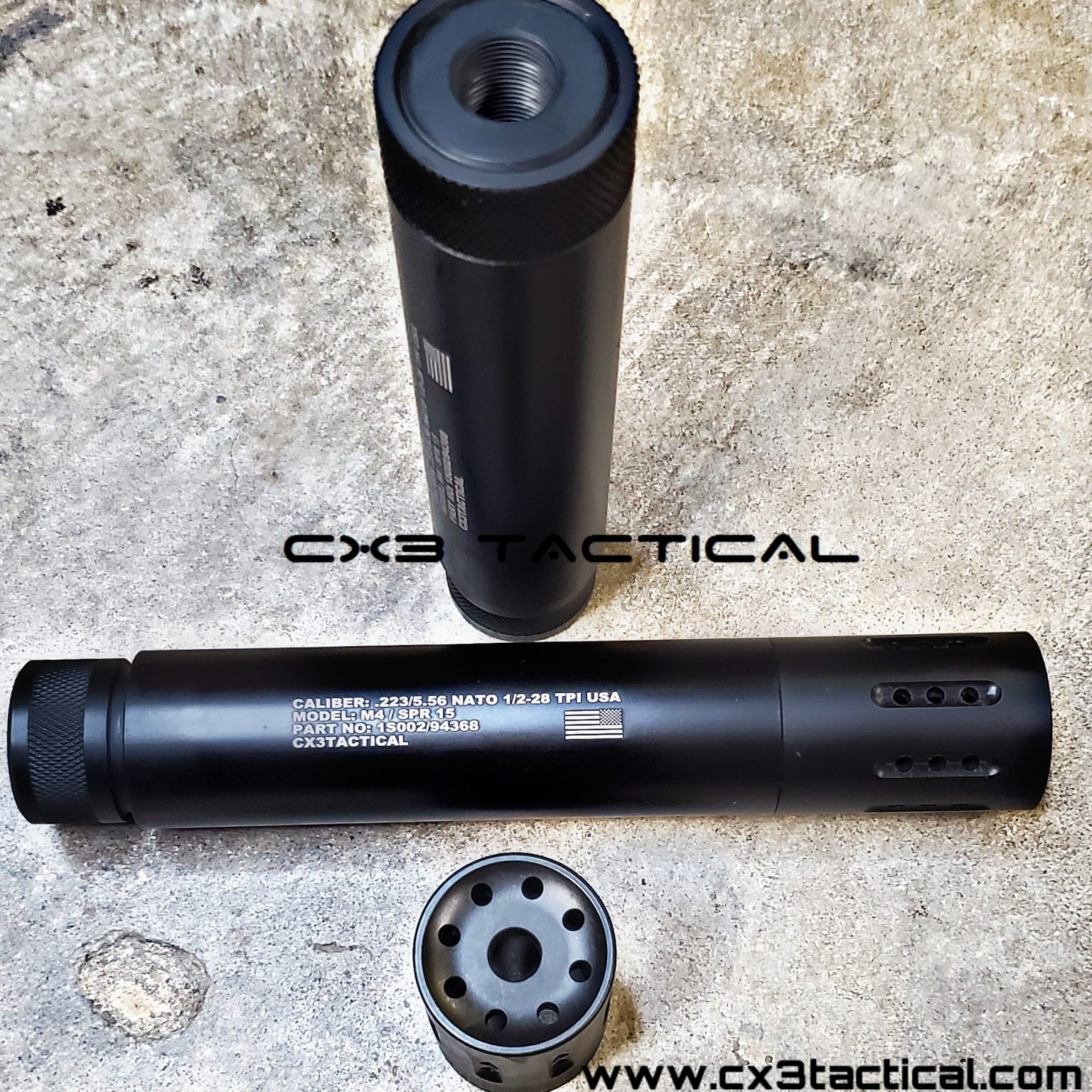 muzzle-brake-linear-compensator-slip-on-shroud-fake-suppressor-can-with