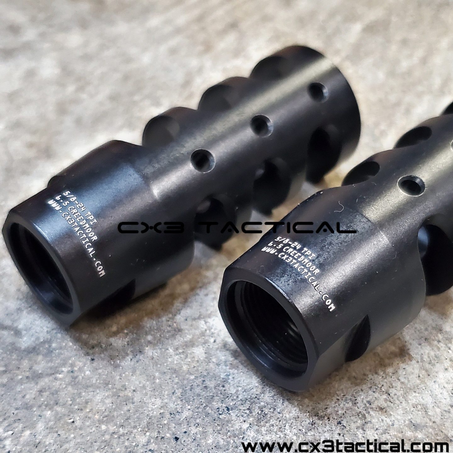 Thompson Center Compass 6.5 Creedmoor Muzzle Brake 6.5 Creedmoor Muzzle Brake Compensator Comp 5/8-24 TPI 6.5 Creedmoore 5