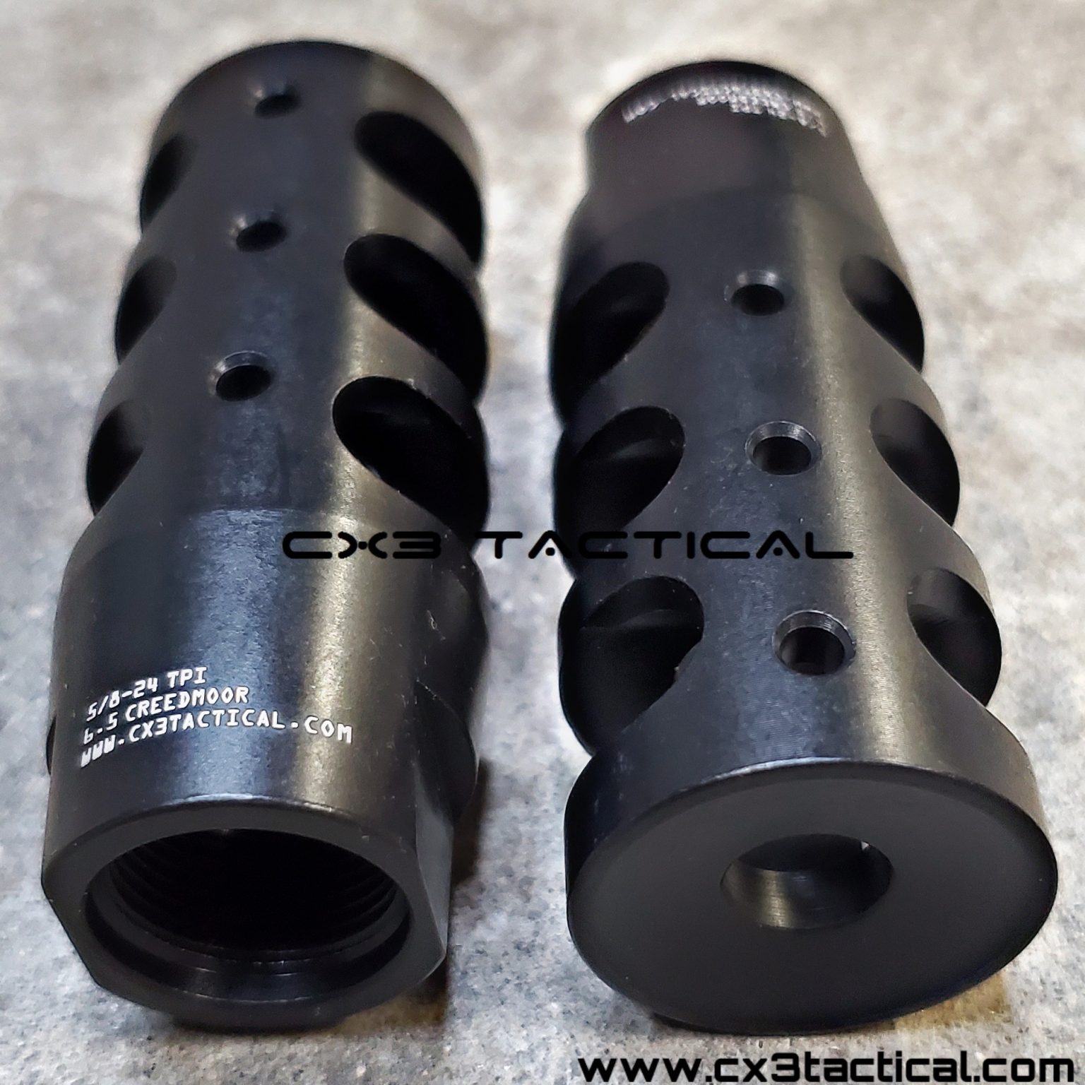 Thompson Center Compass 6.5 Creedmoor Muzzle Brake 6.5 Creedmoor Muzzle Brake Compensator Comp 5/8-24 TPI 6.5 Creedmoore 5