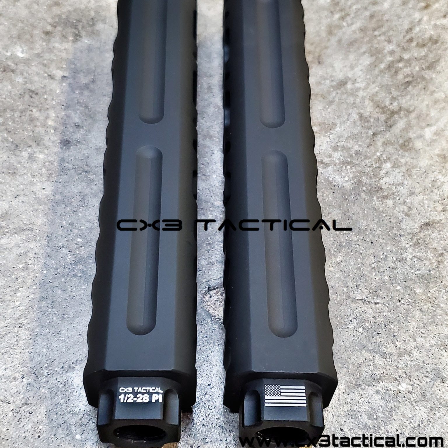 .223 / 5.56 Extra Long Muzzle Brake Compensator 1/228 TPI CX3TACTICAL™