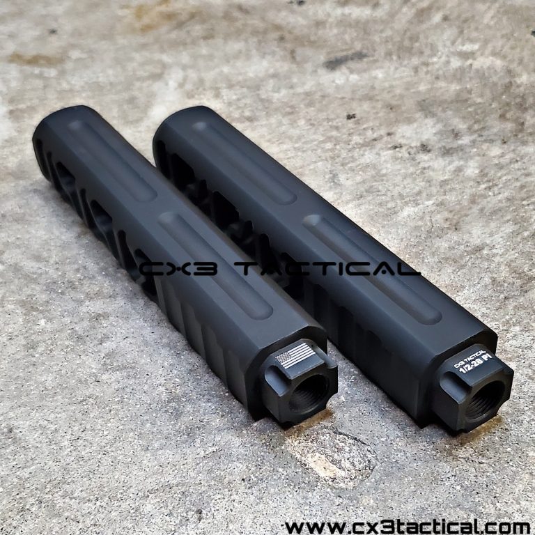 .223 / 5.56 Extra Long Muzzle Brake Compensator 1/228 TPI CX3TACTICAL™