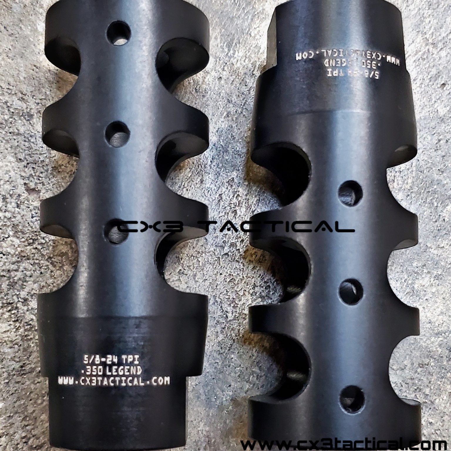 .350 Legend Muzzle Brake Compensator 350 Legend Comp Brake 5/824 TPI