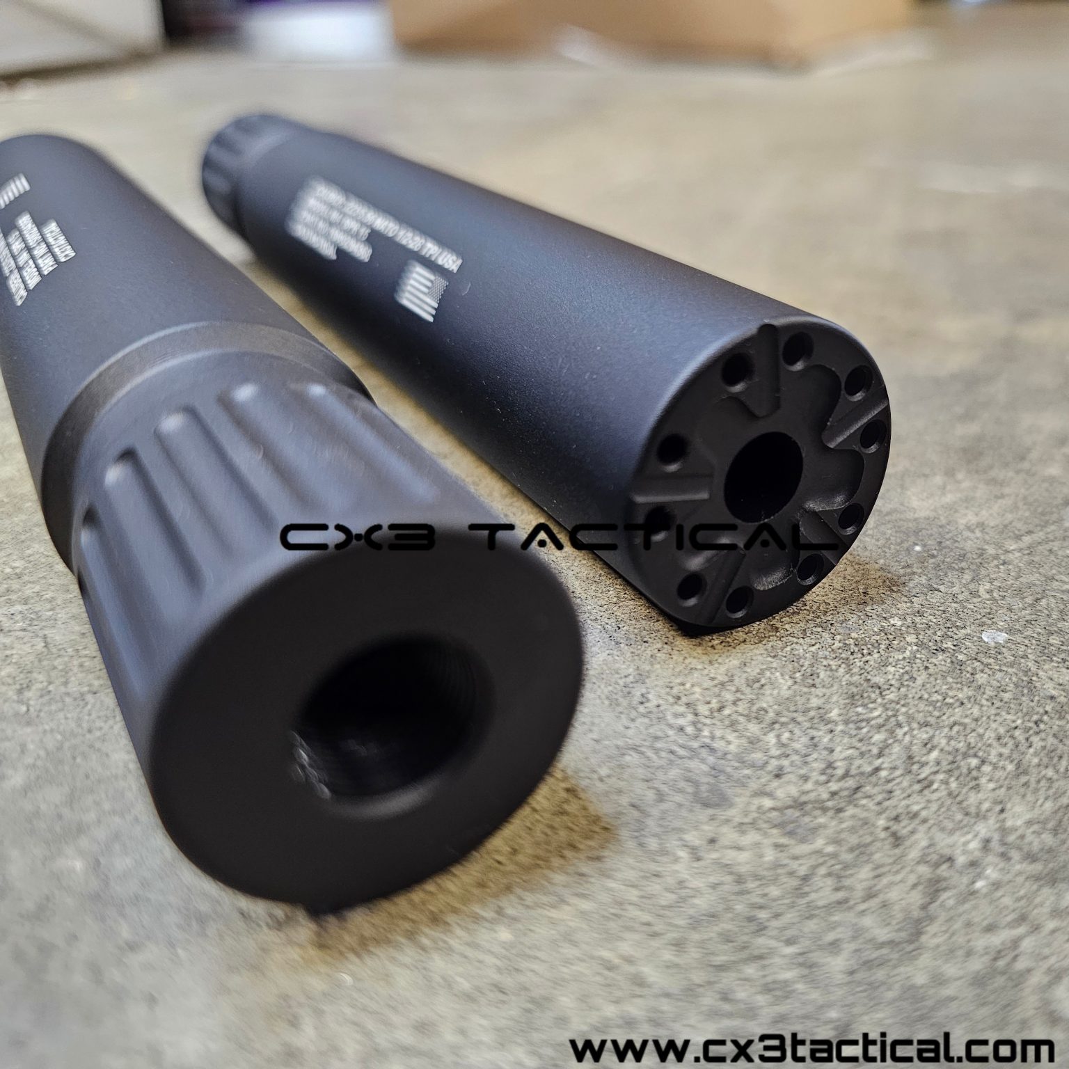 Muzzle Brake Compensator .223 5.56 1/2-28 T6 6061 Fake Suppressor ...